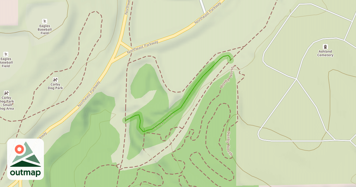 Map of Corby North