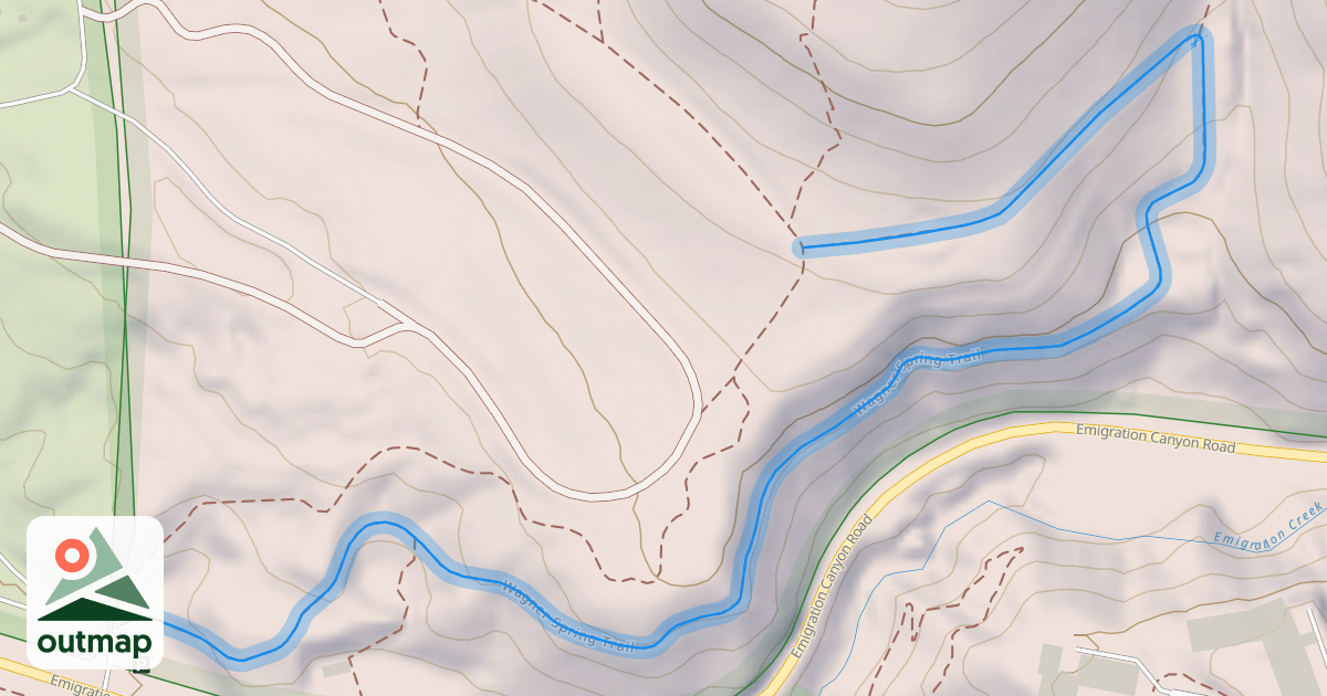Map of Wagner Spring Trail