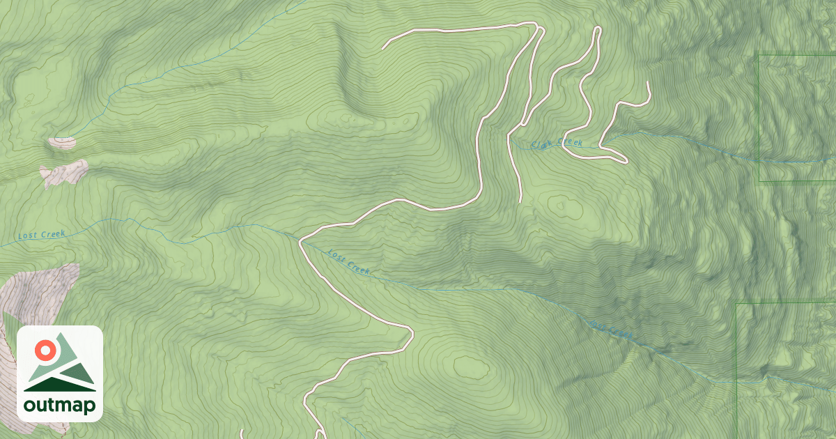 Map of BURTON CREEK