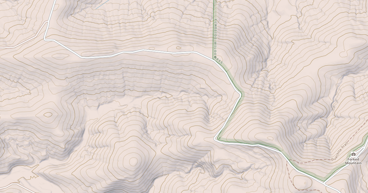 Map preview of WEST FORKED MTN