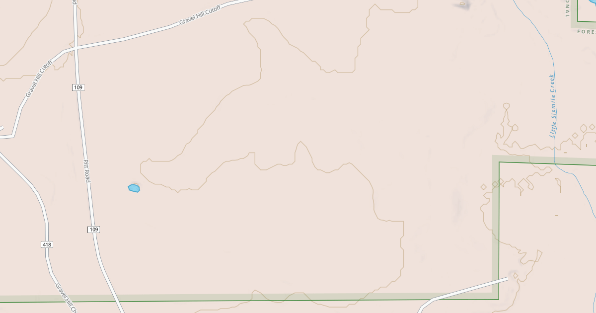 Map preview of USFS National Forest System Roads {20061373-2BE4-4164-ADD6-C57DEB8C05EB}
