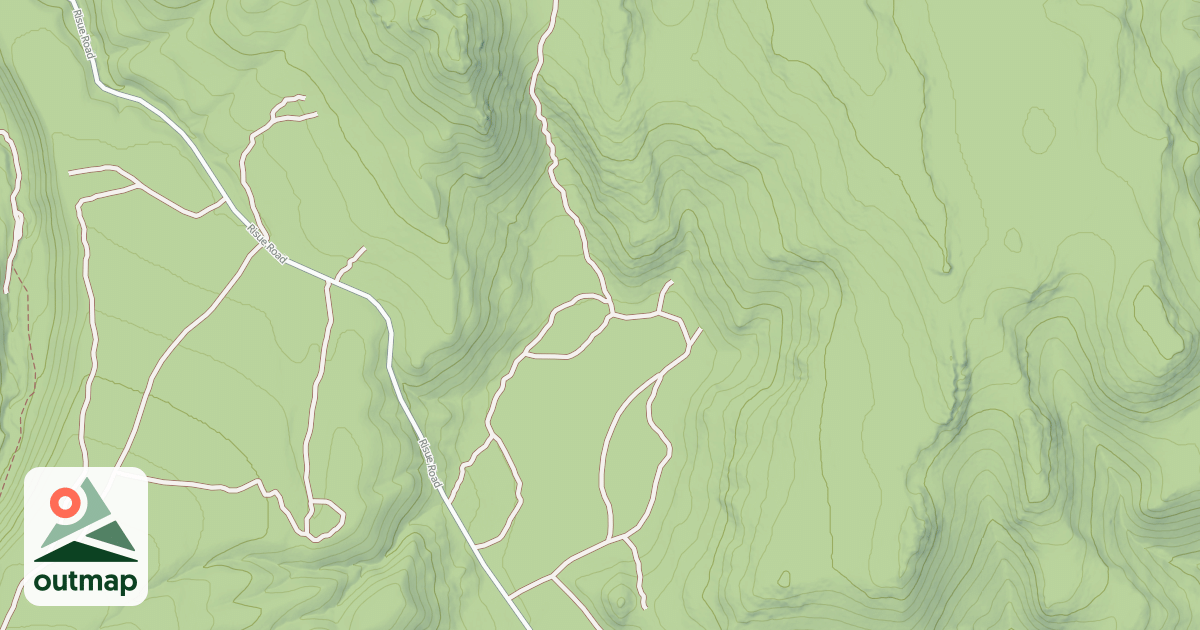 Map of UPPER DRY LAKE