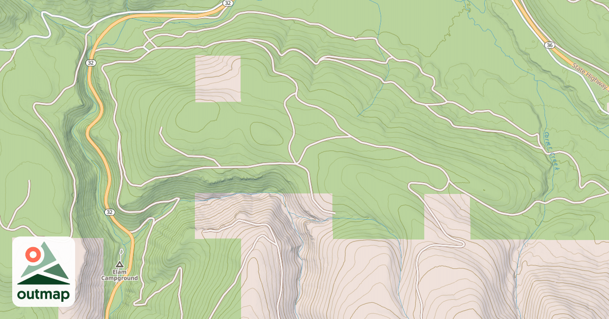 Map of DEER CR S