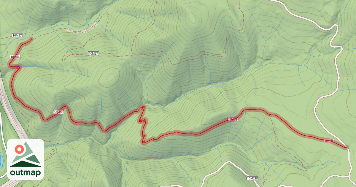 Map of Berry Creek Trail