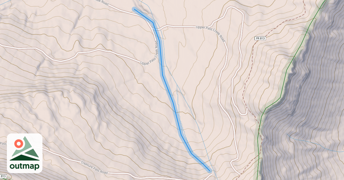 Map of Lower Sleeping Beauty