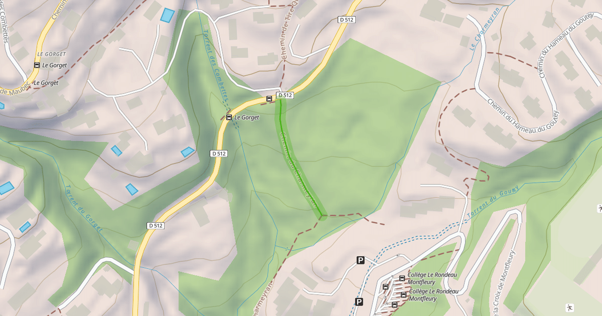 Map preview of Chemin du Charmeyran
