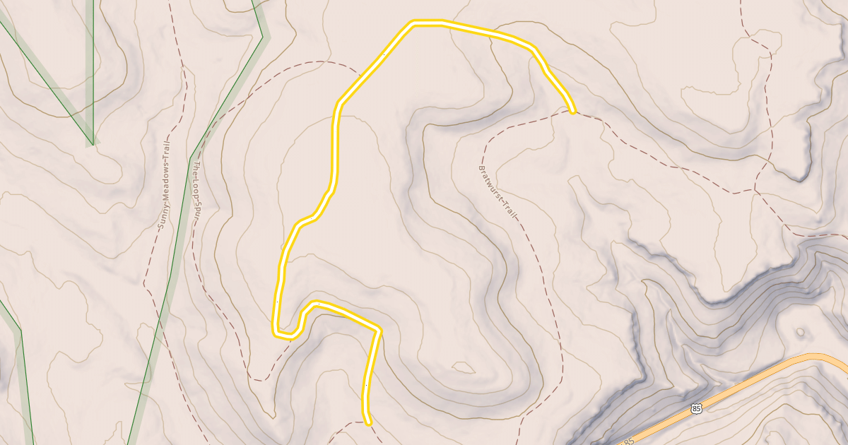 Map preview of The Loop Trail