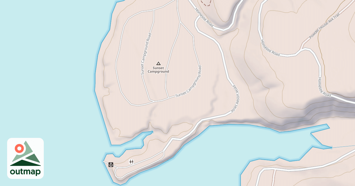 Map of PINES RESORT