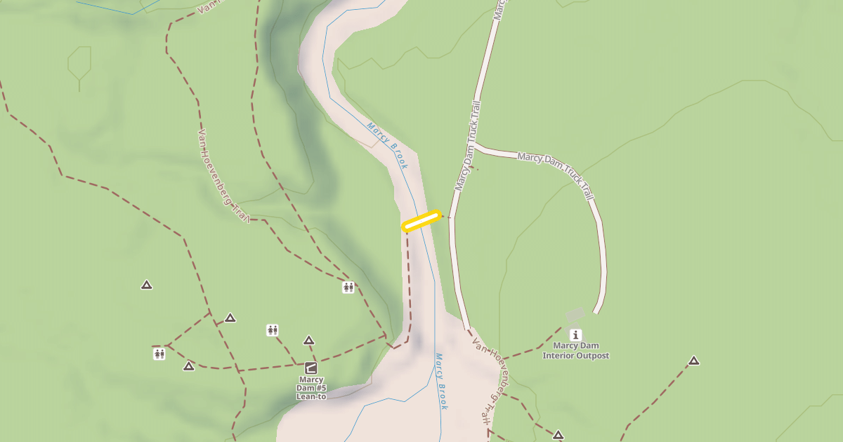Map preview of Van Hoevenberg Trail
