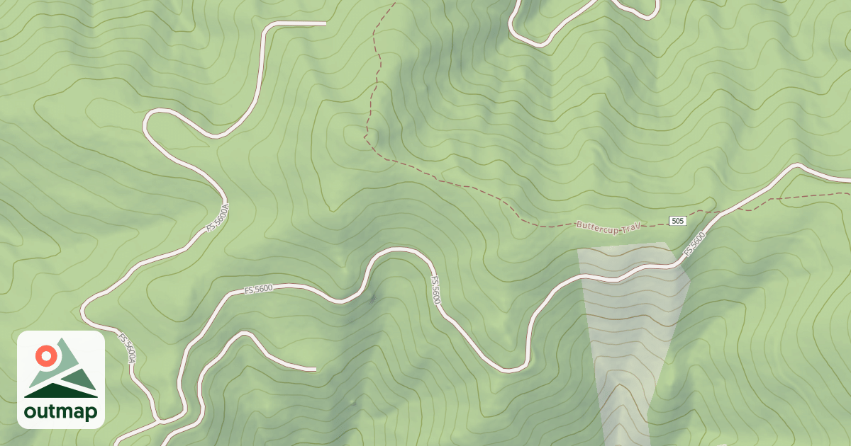 Map of (FDR) UPPER ROGER GULCH