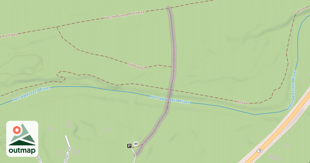 Map of Narrow Gauge Pathway