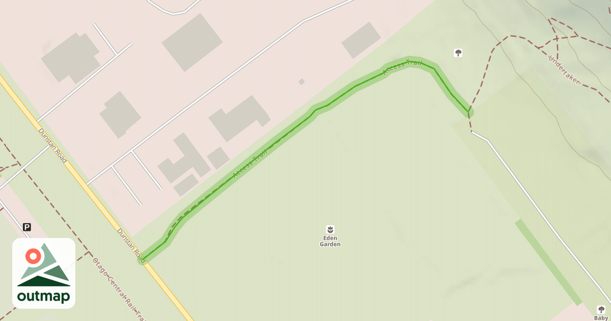Map of Access Trail