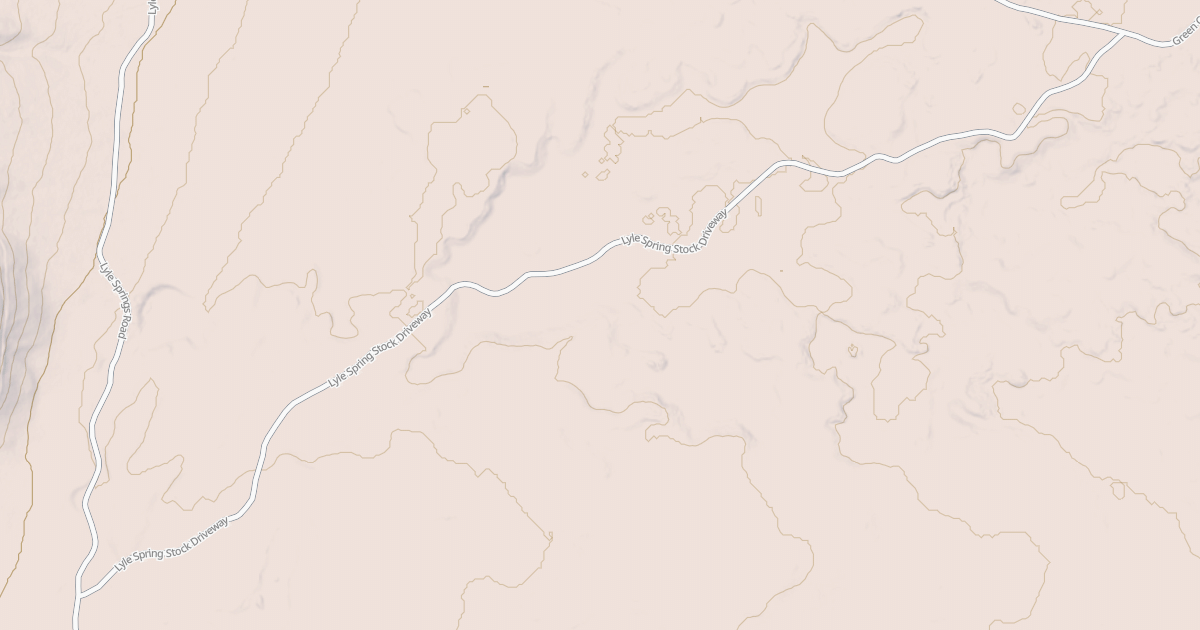 Map preview of LYLE SPRINGS STOCK DRIVEWAY