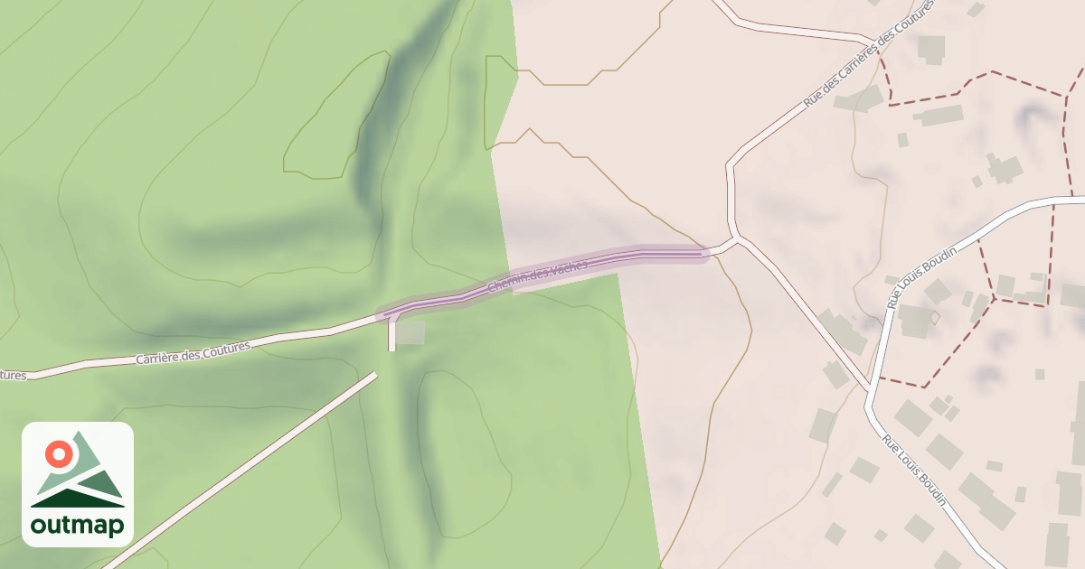 Map of Chemin des Vaches
