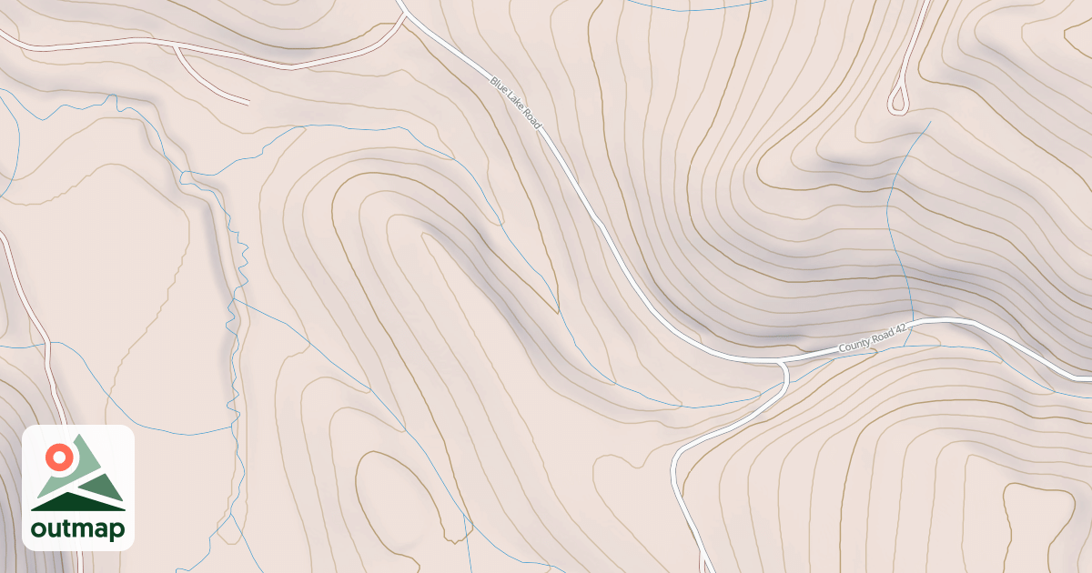 Map of BLUE LKE RCH SPR A