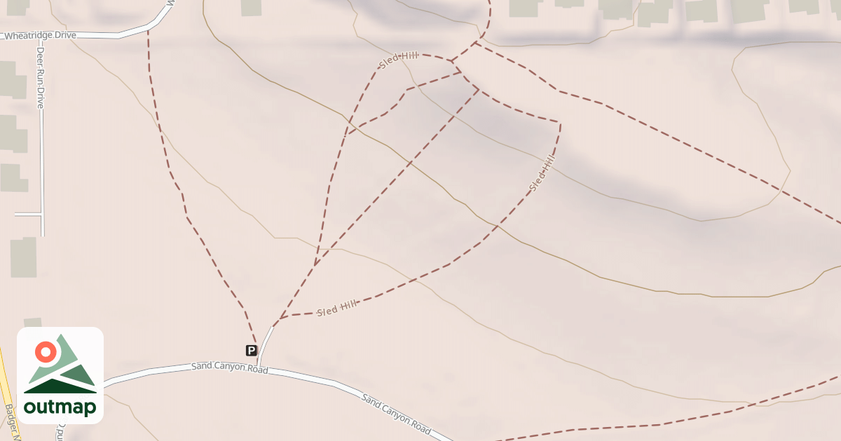 Map of Sled Hill
