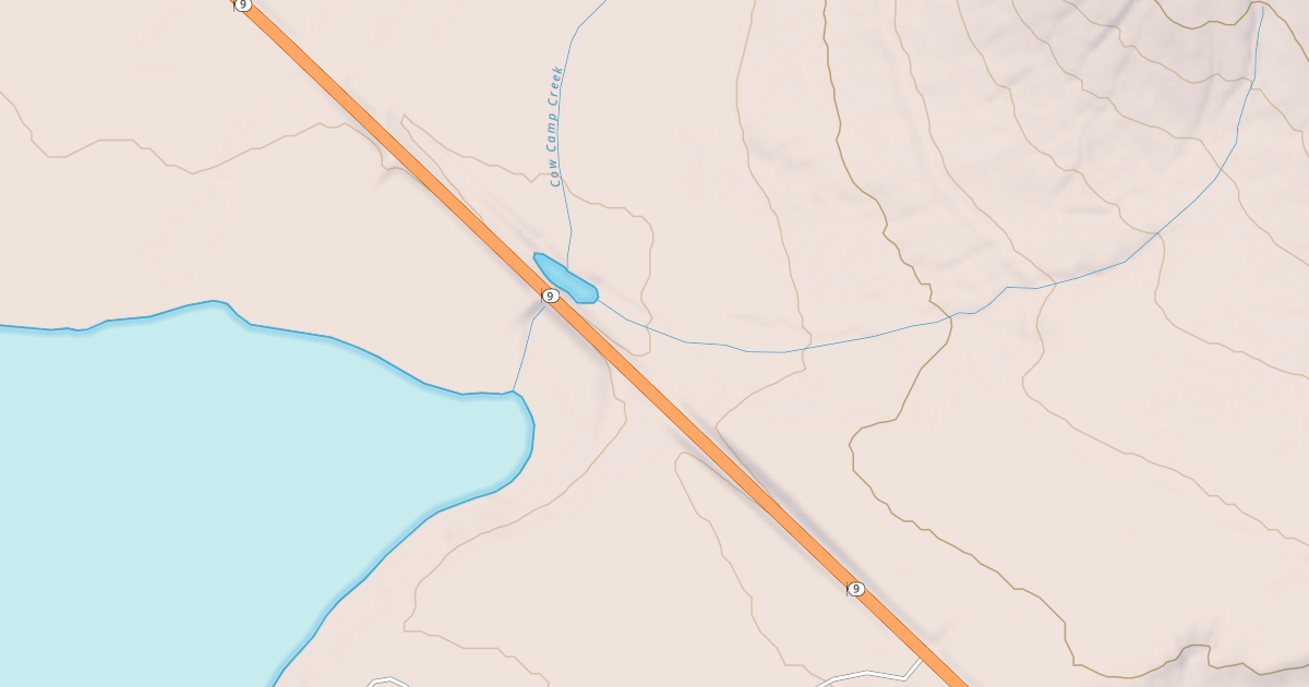 Map preview of COW CAMP ACCESS RD
