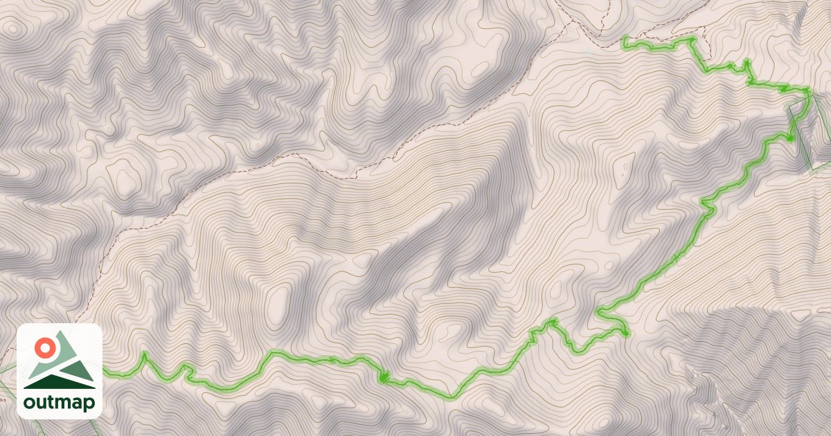Map of Imperial Gulch Trail #315