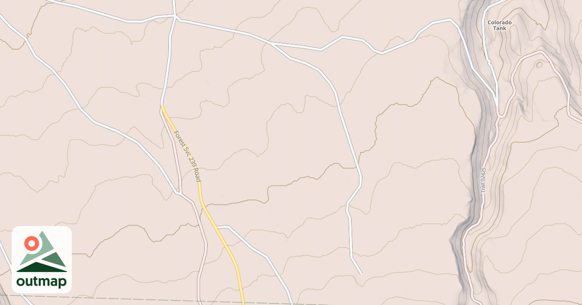 Map of USFS Motor Vehicle Use Map Roads {E17E91CD-942D-4B7D-8848-4F15E6C1AD14}