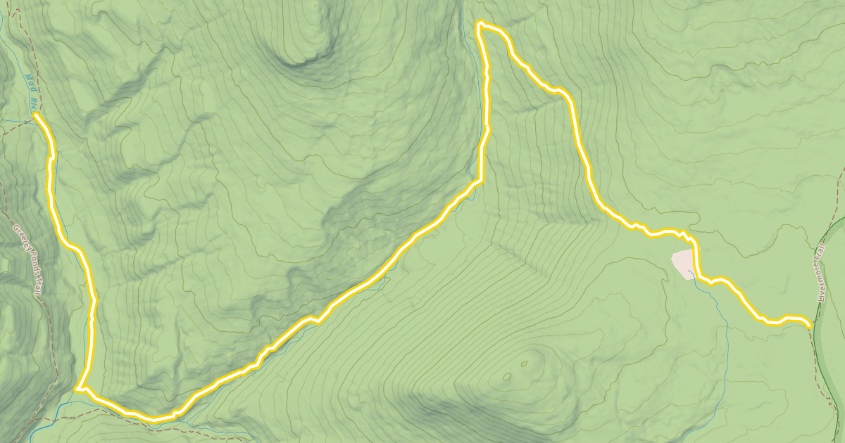 Map preview of Kancamagus Brook XC Trail