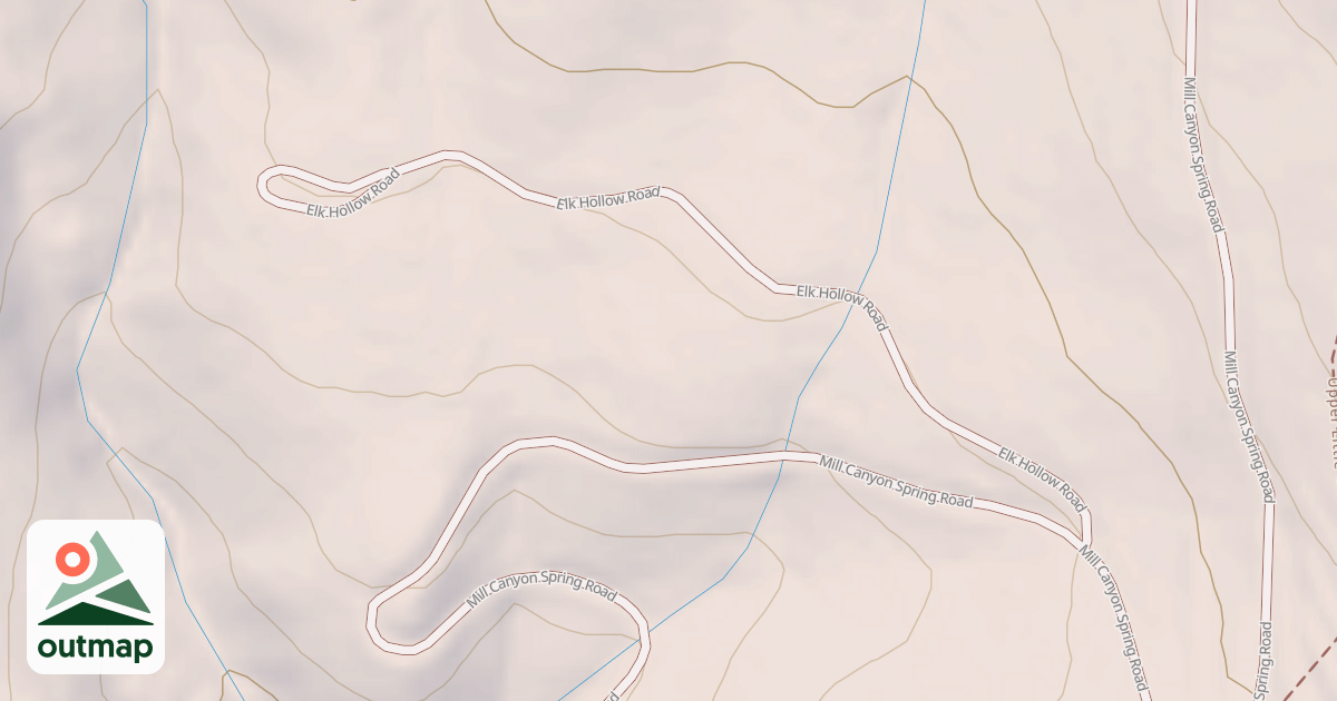 Map of ELK HOLLOW