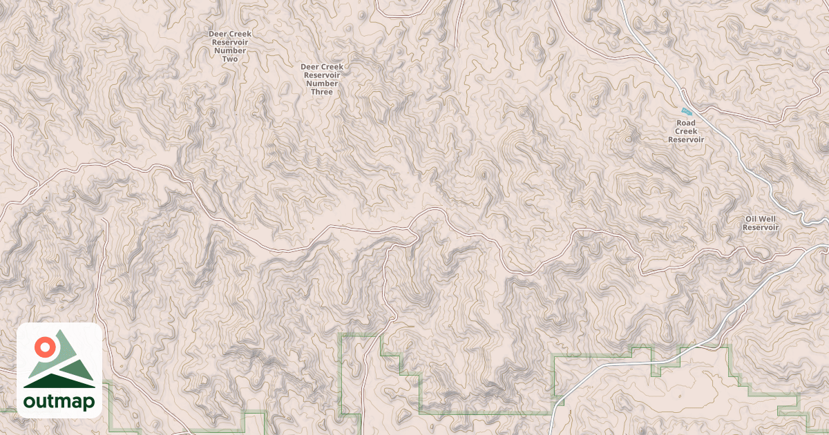 Map of COOK MT DIVIDE