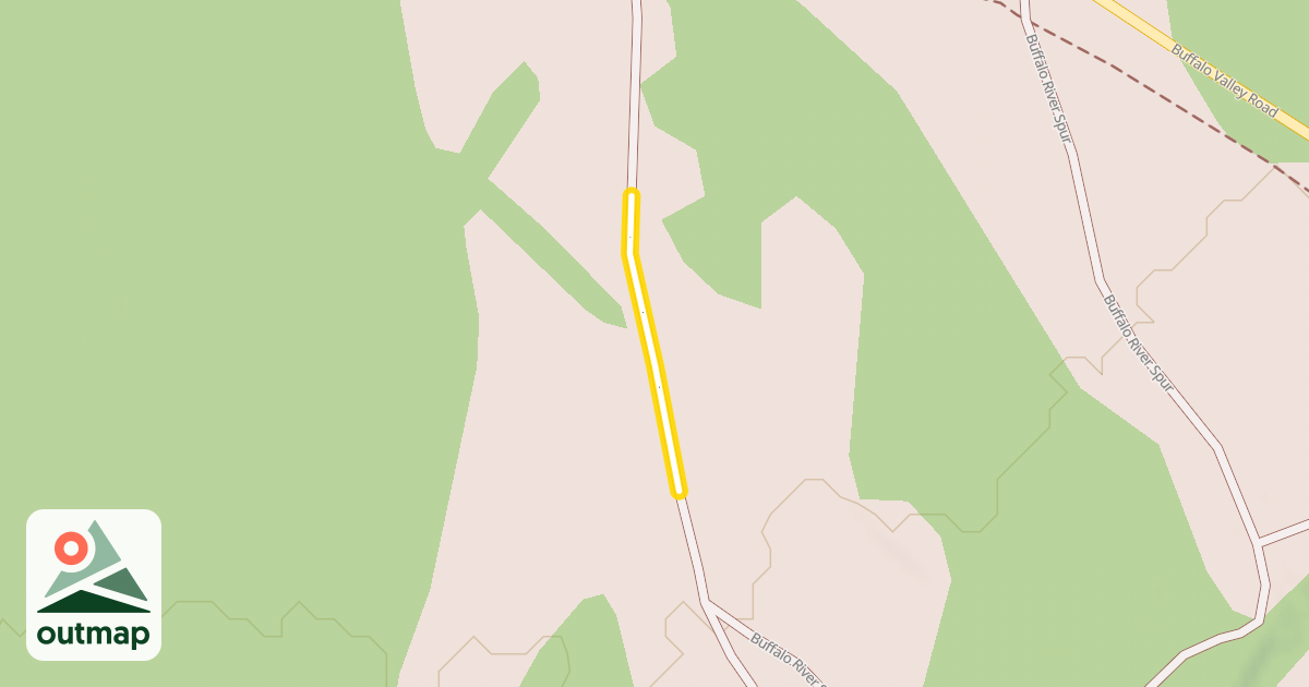 Map of Buffalo River Spur