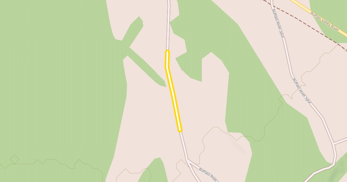 Map preview of Buffalo River Spur