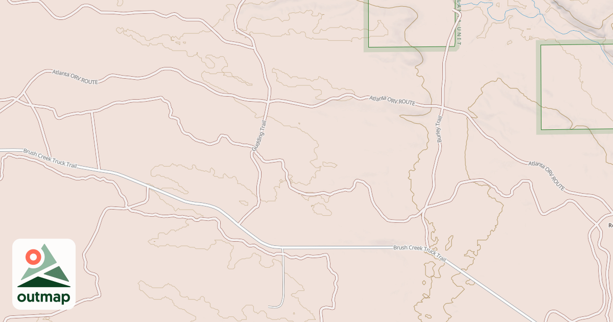 Map of Atlanta Trail