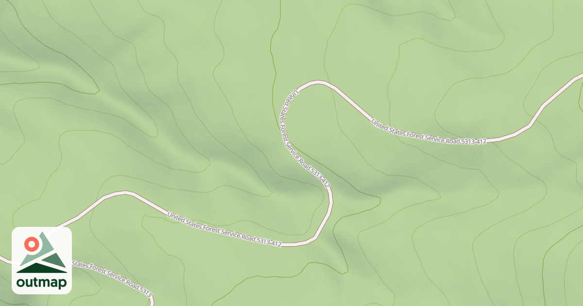 Map of USFS Motor Vehicle Use Map Roads {D8F979AF-8FF1-4B50-A4B0-328C4C57FAC3}