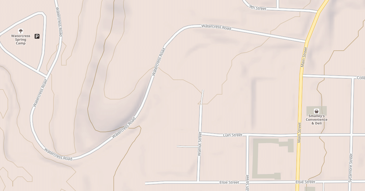 Map preview of WATERCRESS RECREATION AREA