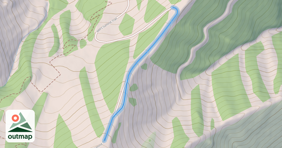 Map of Amy's Ridge