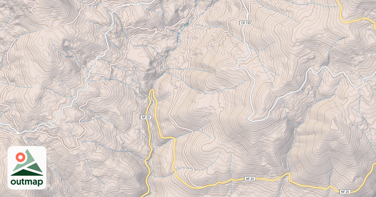 Map of DAWSON CABIN