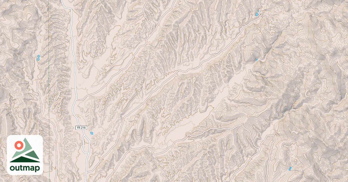 Map of AGUA CERCADA TANK