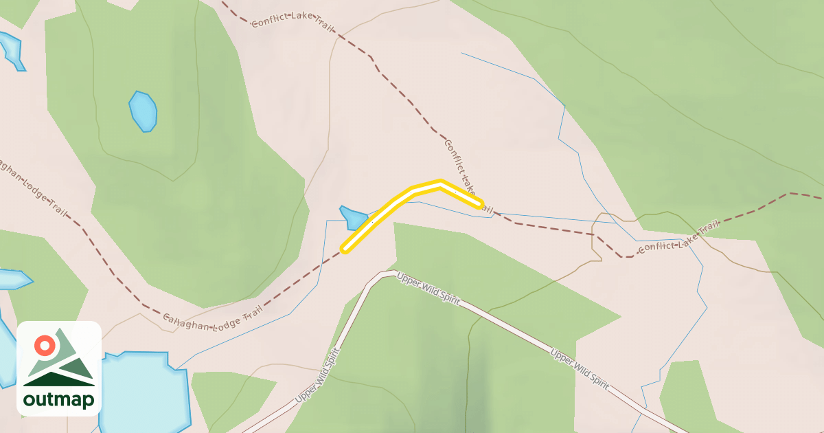 Map of Callaghan Lodge Trail