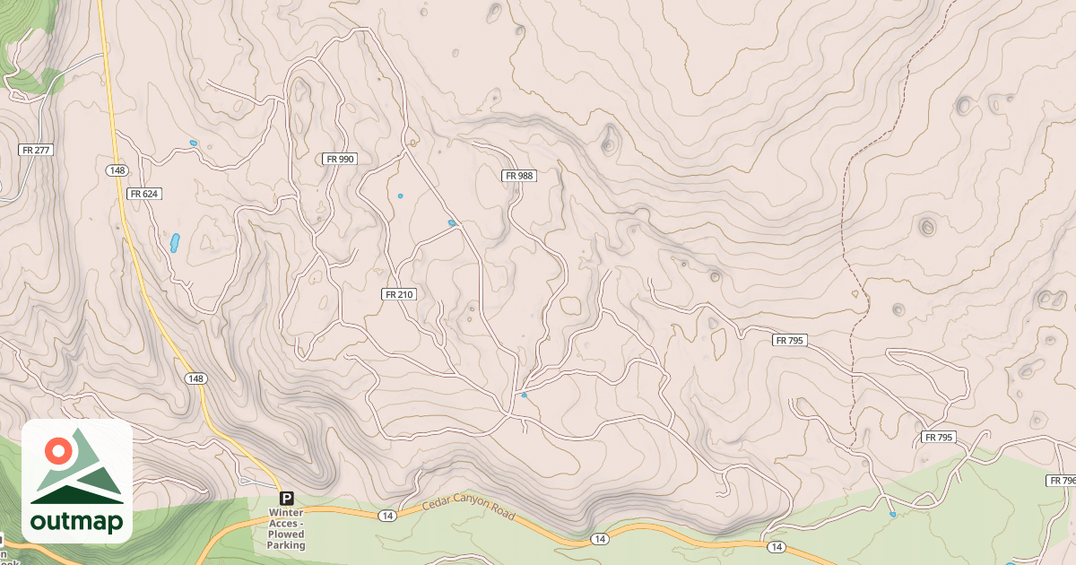 Map of LONG VALLEY