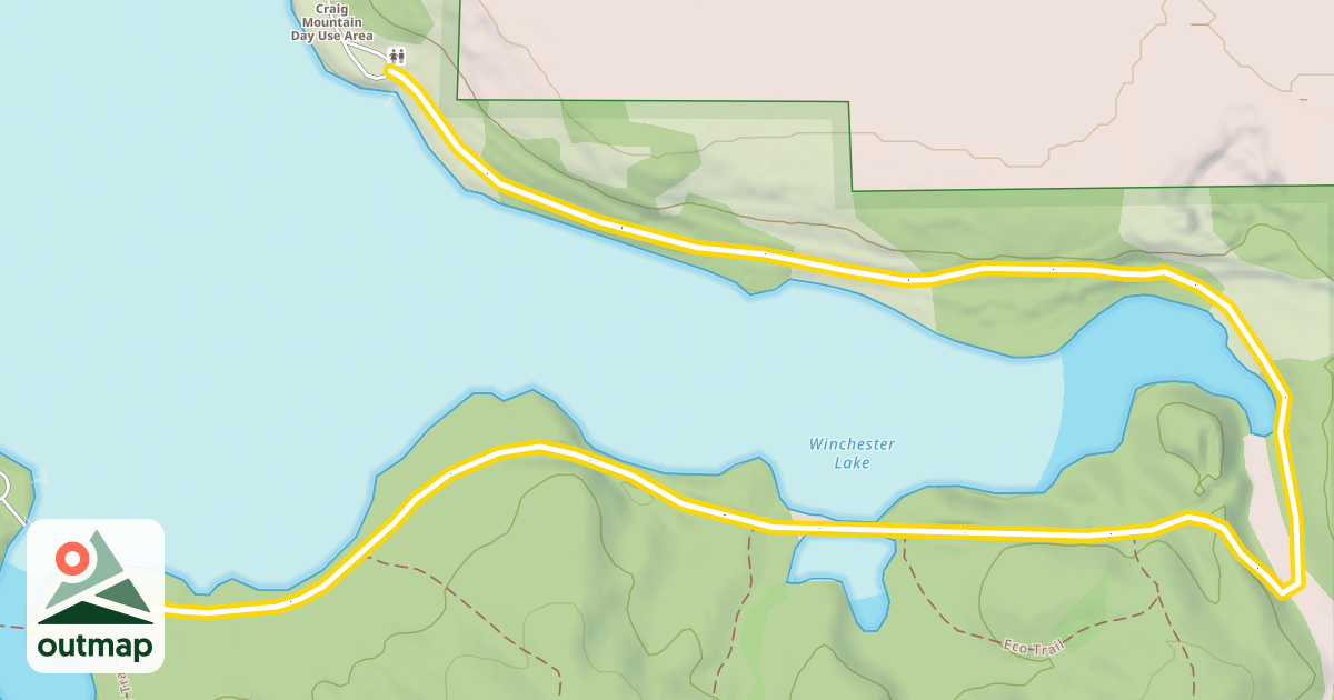 Map of Lakeshore Trail
