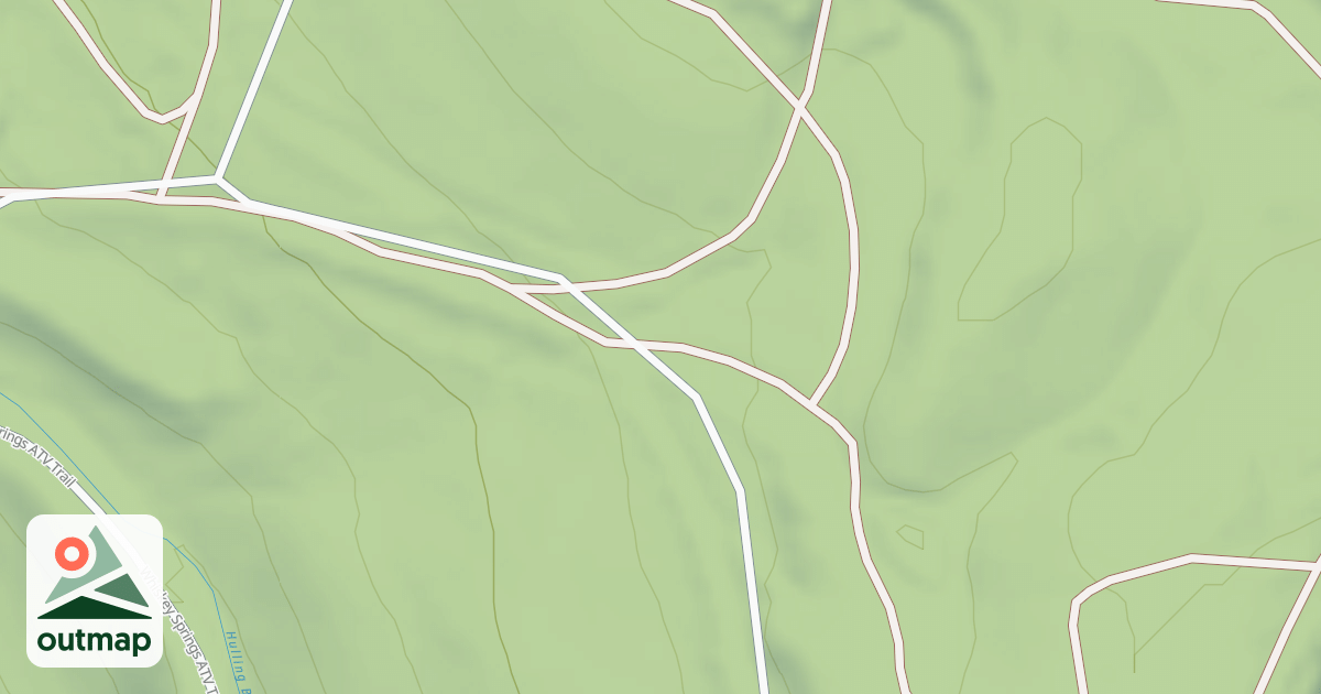 Map of Whiskey Springs Trails