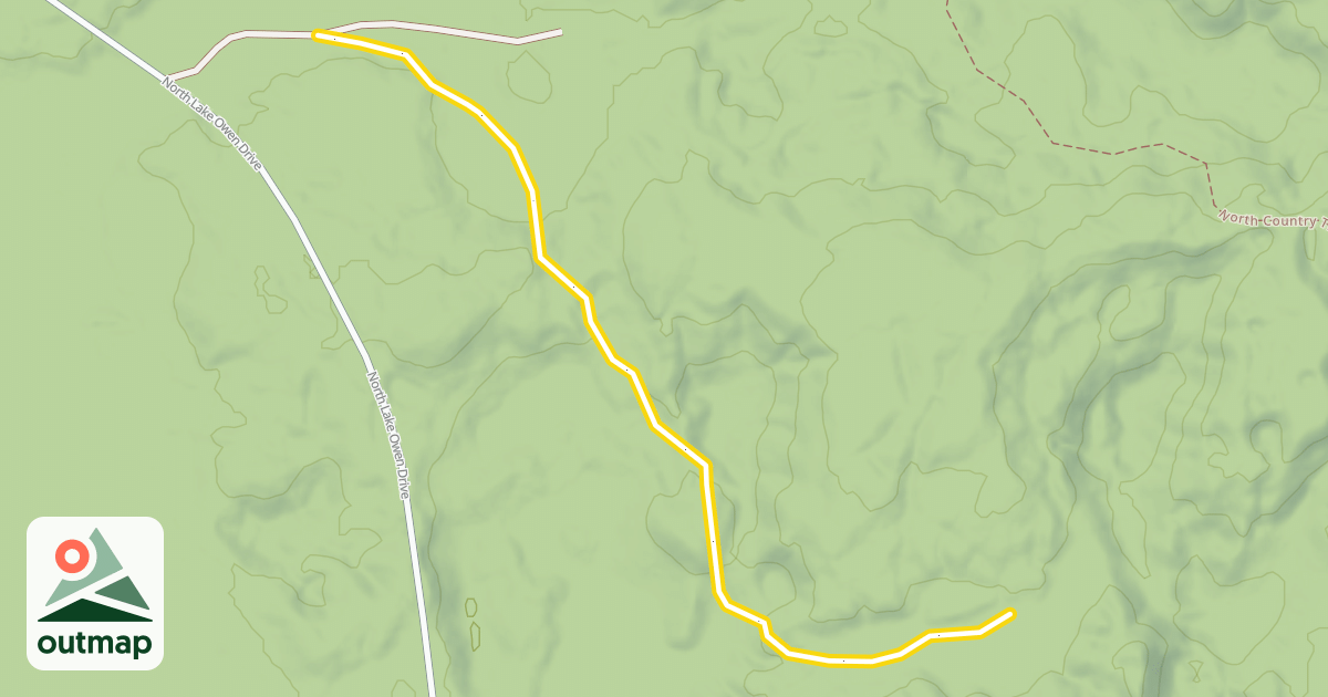 Map of Drummond Ski Trails