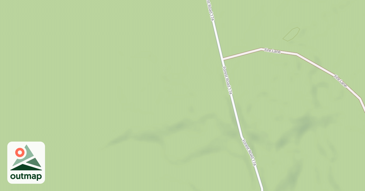 Map of FR 174C