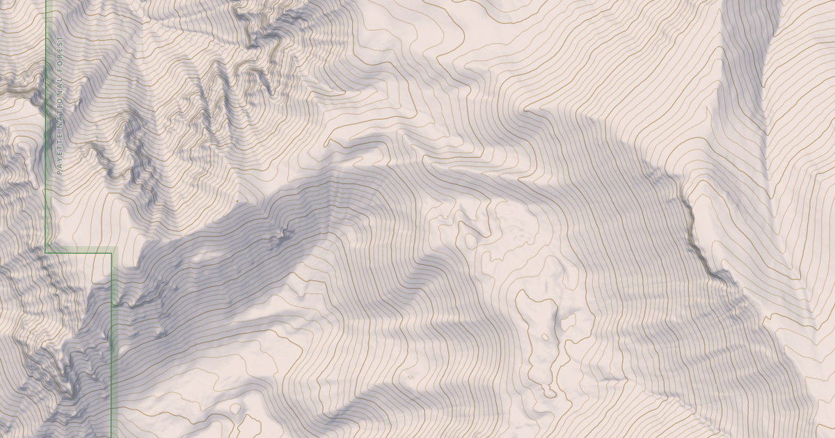 Map preview of Grouse Creek/Grizzly Creek