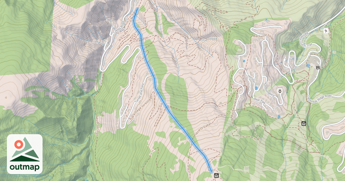 Map of Cresta