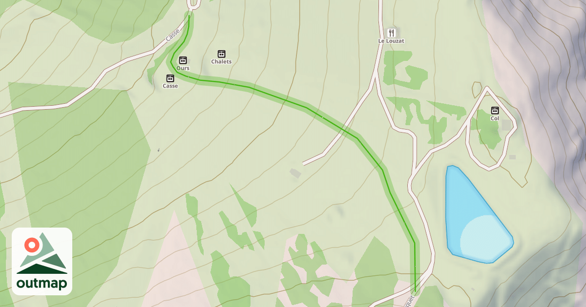 Map of Saquet