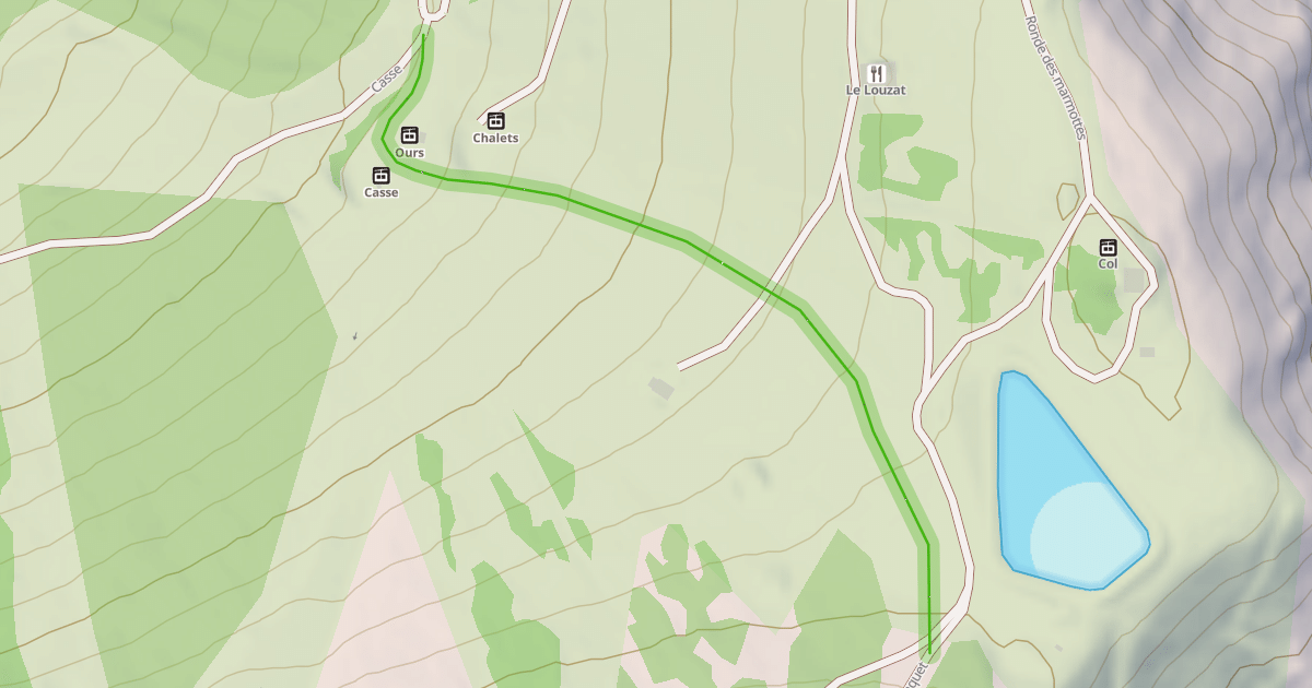 Map preview of Saquet