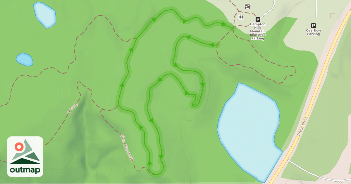 Map of B Loop in Summit
