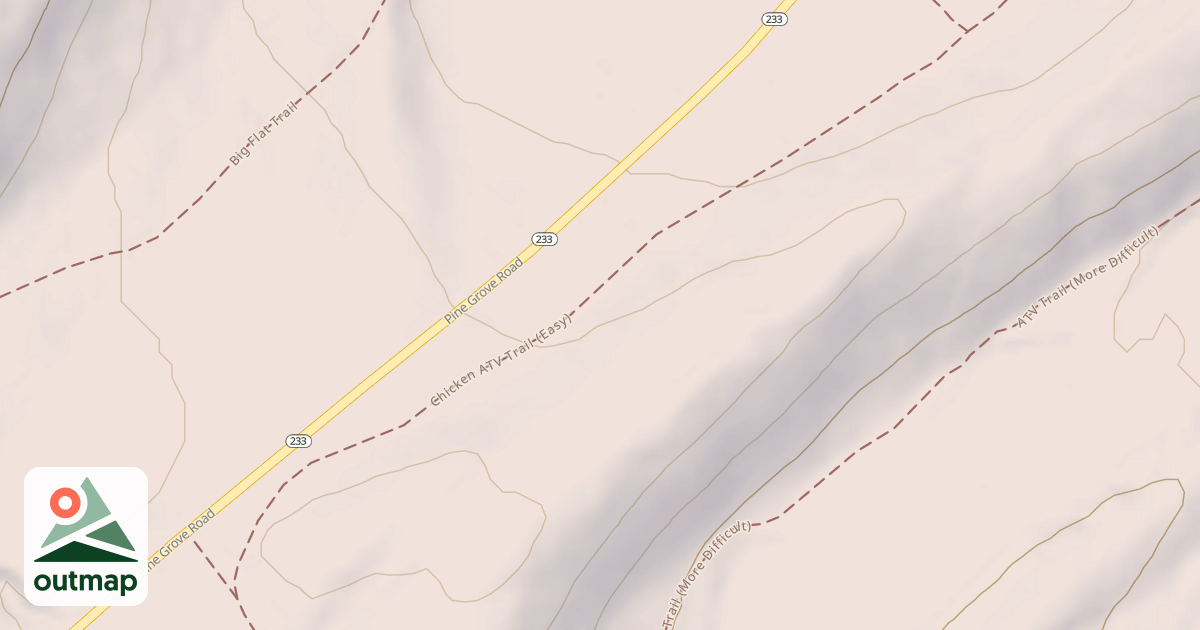 Map of Michaux State Forest - ATV Trail System