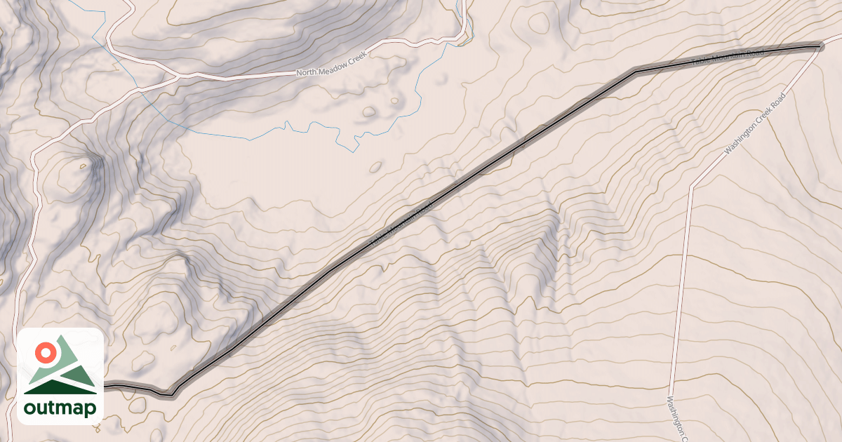 Map of Table Mountain Road