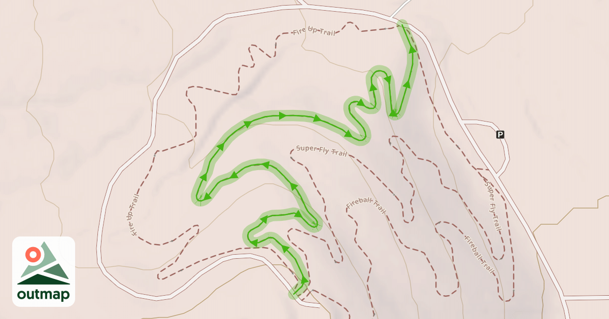 Map of Firefly Trail
