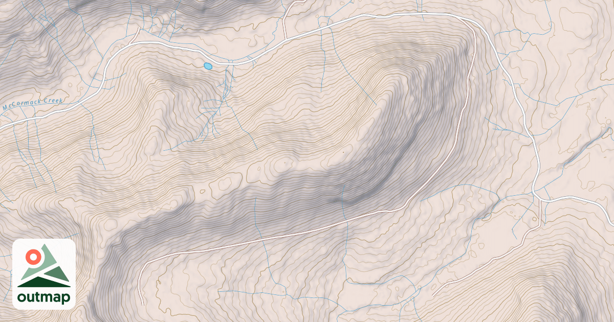 Map of WEST FORK CREEK