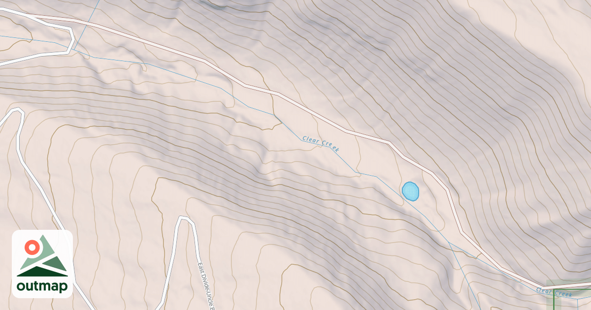 Map of CLEAR CREEK